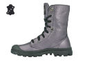 Кожаные женские ботинки Palladium Baggy Metallic Lea 93455-063 графитовые