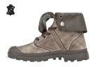 Кожаные женские ботинки Palladium Pallabrouse Baggy L2 canache 93080-235 серые
