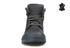 Зимние кожаные мужские ботинки Palladium Pampa Hi L Gusset 03478-091 тёмно-серые