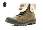 Зимние мужские ботинки Palladium Baggy Leather S 02610-375 оливковые