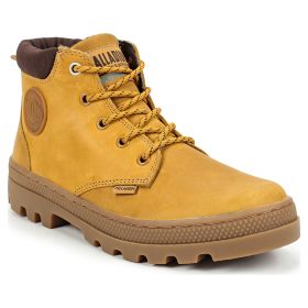 Ботинки Palladium Pallabosse Lo Cuff Wp 95944-216 кожаные низкие желтые