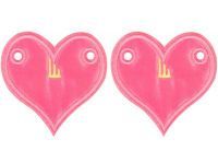 Аксессуары для кед крылья усы Awareness Baby Pink Heart Lace 10116 розовые