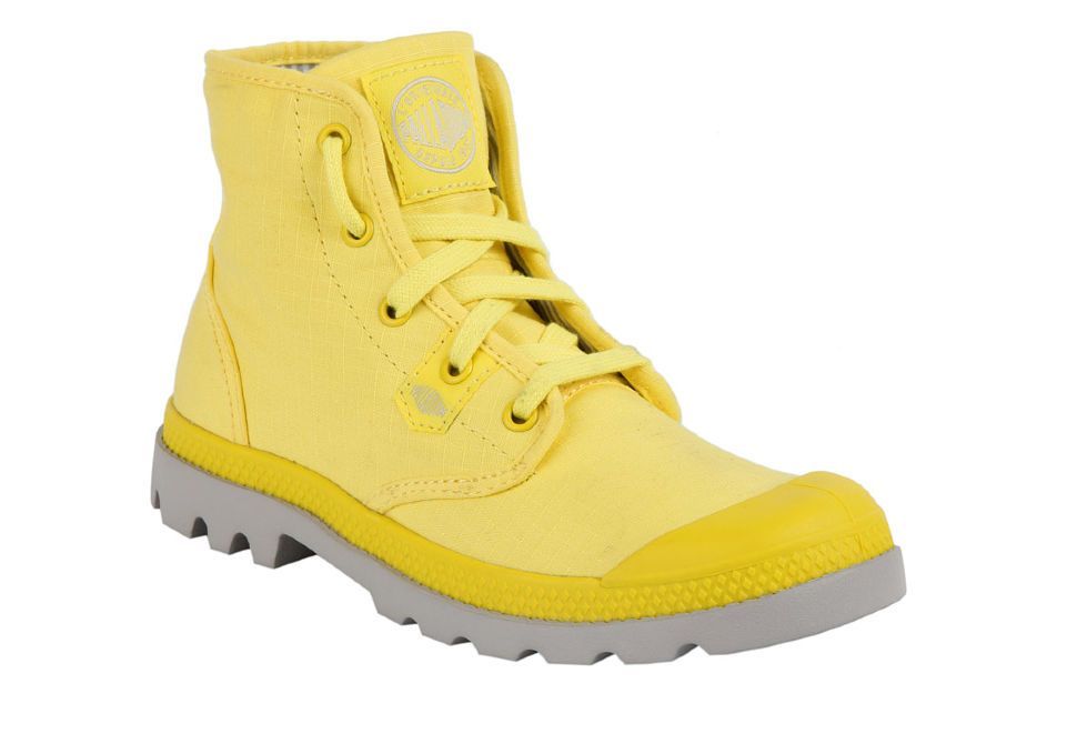 Yellow best sale palladium boots