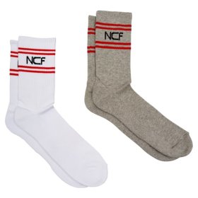 Носки спортивные NCF ORB2, 2 пары серые/белые