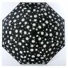 Зонт женский Magic Rain 7219-1909 с проявляющимся рисунком, Цветы, черный