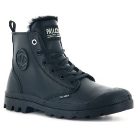Ботинки женские Palladium Pampa Hi Zip Leather S 97223-010 кожаные черные