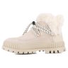 Ботинки Palladium Pallashock Lo Hiver 99516-175 высокие с отворотом кремовые