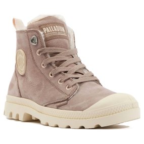 Ботинки женские Palladium Pampa Hi Zip Wl 95982-212 высокие коричневые