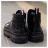 Ботинки женские Palladium Pallatrooper Hi-1 77201-010 кожаные черные