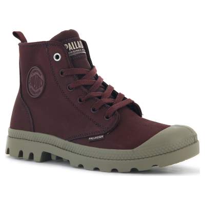 Maroon palladium boots outlet