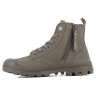 Ботинки Palladium Pampa Hi Zip Wl 95982-281 высокие серо-зеленые