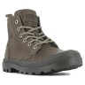Ботинки Palladium Pampa Zip Lth Ess 76888-308 кожаные высокие серо-зеленые