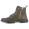 Ботинки Palladium Pampa Zip Lth Ess 76888-308 кожаные высокие серо-зеленые