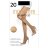 Гольфы женские Innamore Velato 20 эластичные черные, (2 пары)  (Velato 20 nero 3)