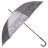 Зонт-трость женский Fabretti UFJ0018-3 серый