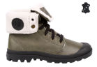 Зимние мужские ботинки Palladium Baggy Leather S 02610-302 оливковые
