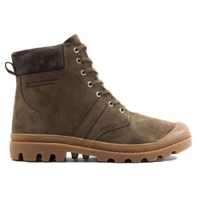 Ботинки Palladium Pallabrousse Cuff WP+ 77982-236 кожаные коричневые