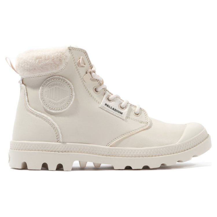 Ботинки Palladium PAMPA HI SNOW WARM 94380-175 высокие кремовые