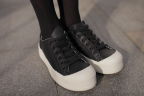 Кожаные женские ботинки Palladium S_U_B LACE LTH 95766-039 черные
