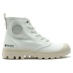 Ботинки Palladium Pampa Hi Zip Organic 79101-116 текстильные белые