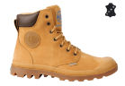Кожаные мужские ботинки Palladium Pampa Sport Cuff WP 72991-228 светло-коричневые