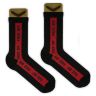 Носки BOOOMERANGS Полоса F..k Off R006 (40-45) хлопковые черные