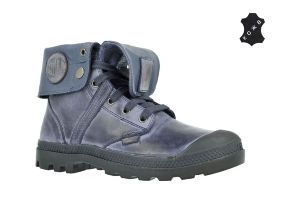 Кожаные женские ботинки Palladium Pallabrouse Baggy L2 93080-488 синие