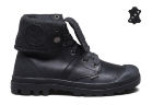 Кожаные женские ботинки Palladium Pallabrouse BGY Plus 2 93471-068 черные