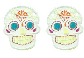 Аксессуары для кед крылья череп Sugar Skull White Lace 11010 белые