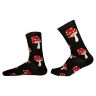 Носки BOOOMERANGS Грибок NR001 (40-45) хлопковые черные