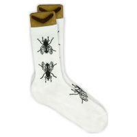 Носки BOOOMERANGS Мухи NG016 (34-39) хлопковые белые