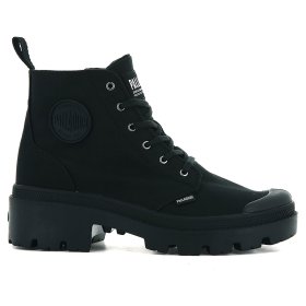 Ботинки женские Palladium Pallabase Twill 96907-008 текстильные черные