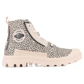 Ботинки Palladium Pampa Underlayer 99183-243 текстильные с принтом