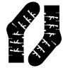 Носки St. Friday Калаши 216-19/2 хлопковые черные