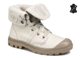 Зимние женские ботинки Palladium 93472-120 светло-бежевые