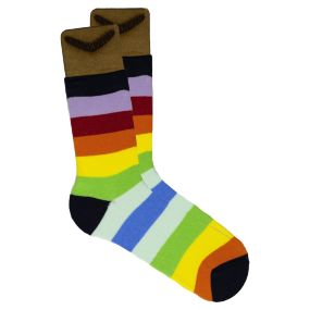 Носки женские BOOOMERANGS Радуга G039 (34-39) хлопковые разноцветные