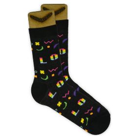 Носки женские BOOOMERANGS Love G024 (34-39) хлопковые черные