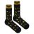 Носки женские BOOOMERANGS Love G024 (34-39) хлопковые черные