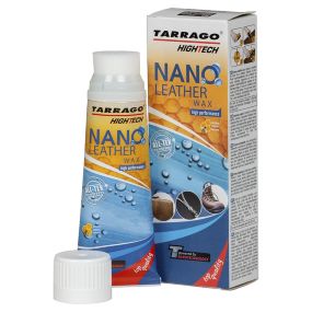 Крем тюбик с губкой Tarrago NANO Leather WAX, 75мл. бесцветный