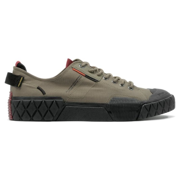 Кеды Palladium Ace City Shell Lo 79132-308 текстильные серо-зеленые