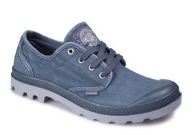 Мужские ботинки Palladium CANVAS Pampa Oxford 02351-404 синие