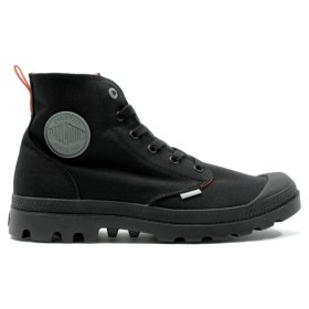 Ботинки  Palladium Pampa Monopop 09140-008 текстильные черные