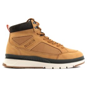 Ботинки Palladium Pallasider Mid Cuff 08878-203  кожаные светло-коричневые