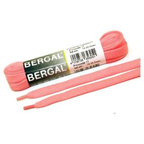 Шнурки Bergal 8656062 плоские  140 cm св.розовые